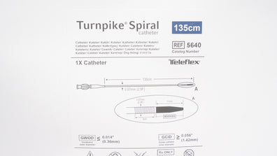 Teleflex 5640 Turnpike Spiral Cath. 135cm (x)